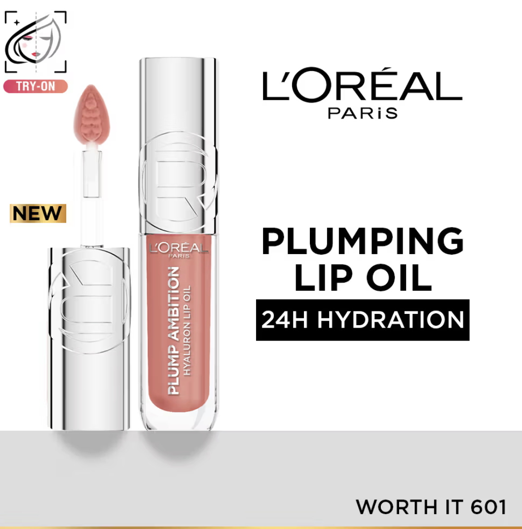 L'Oreal Paris Plump Ambition Hyaluron Lip Oil - CANADA