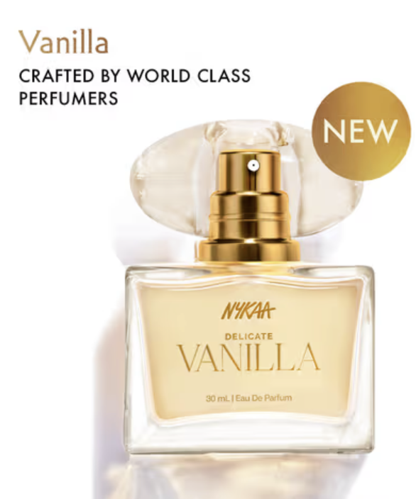 Moi By Nykaa Delicate Vanilla Perfume with Vanilla & Lily for Women (30ml)