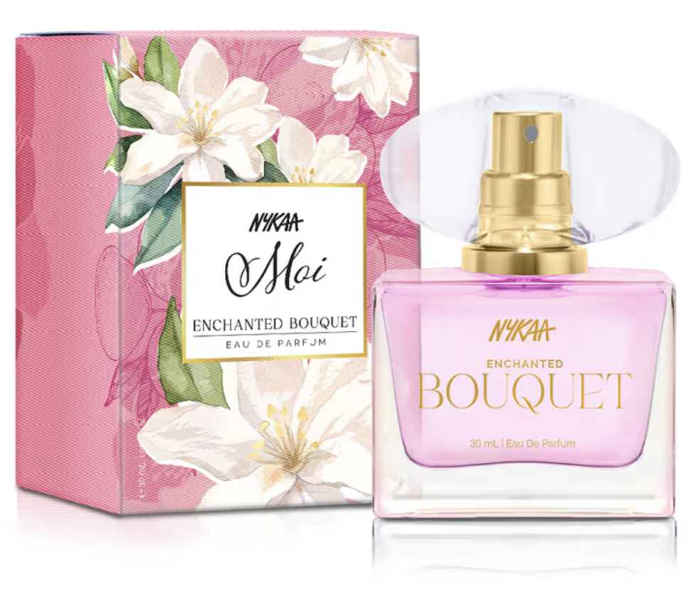 Moi By Nykaa Enchanted Bouquet Perfume with Peony, Strawberry & Jasmine for Women (30ml)