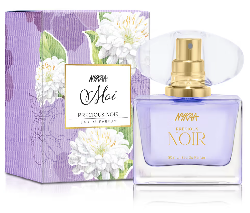 Moi By Nykaa Precious Noir Perfume with Freesia, Musk & Apple for Women (30ml)