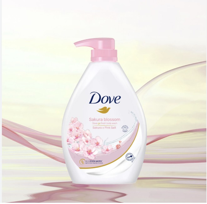 Dove Go Fresh Body Wash Sakura X Pink salt 1000ml