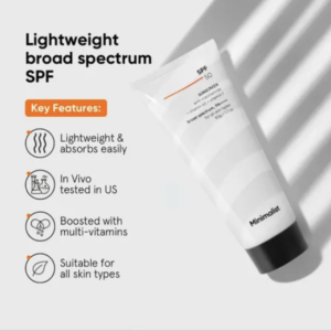 Minimalist SPF 50 Sunscreen with niacinamide + vitamin b5 + vitamin f, broad spectrum, PA++++ for all skin types 100g