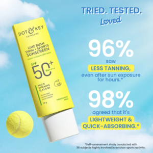 Dot & Key Lime Rush Swim + Sports Sunscreen SPF 50+ PA++++ In-Vivo Tested