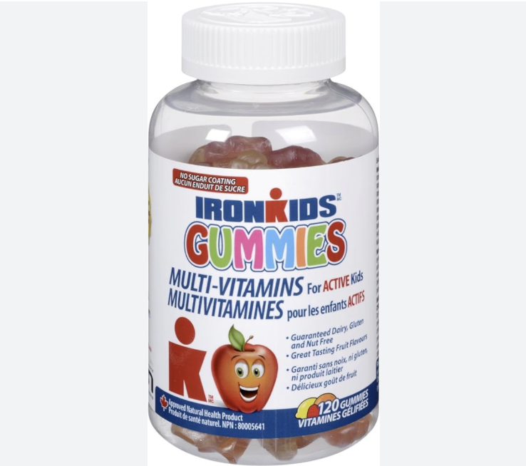 IronKids Multi Vitamins 60 Gummies - Canada