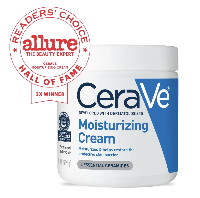 CeraVe Moisturizing Cream, Face & Body Moisturizer for Normal to Dry Skin,