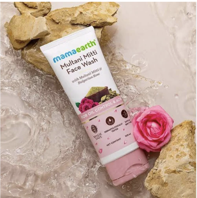 Mama earth multani mitti face wash 100ml