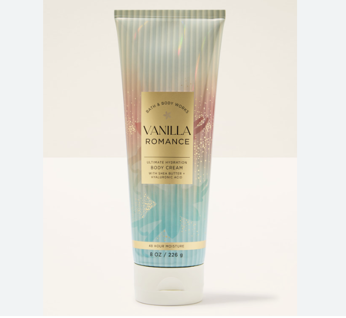 Bath&Body works Vanilla Romance Ultimate Hydration Body Cream in Aurora 226g -canada