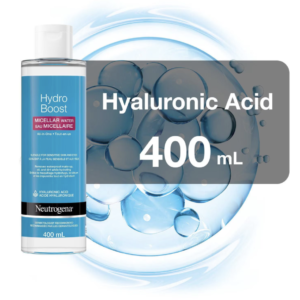 Neutrogena HydroBoost Micellar Water - Hyaluronic Acid - Make-up Remover for Sensitive Skin - Face and Eyes Cleanser
