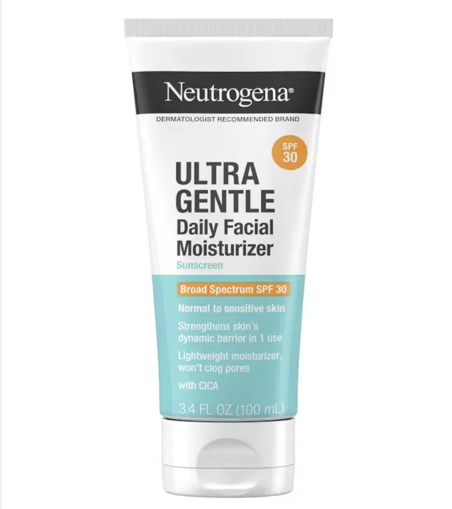Neutrogena Ultra Gentle Daily Facial Moisturizer With Broad Spectrum SPF 30