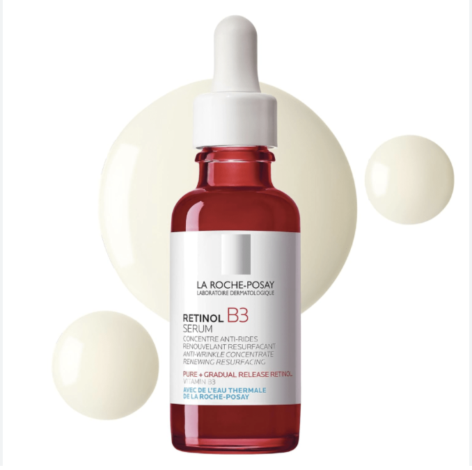 La Roche-Posay Pure Retinol Face Serum with Vitamin B3, Anti Aging Face Serum for Lines, Wrinkles & Premature Sun Damage to Resurface & Hydrate, Suitable for Sensitive Skin