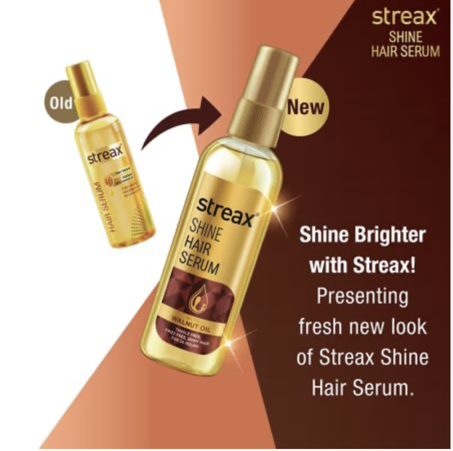 Streax Hair Serum Vitalized with Walnut Oil, 100ml