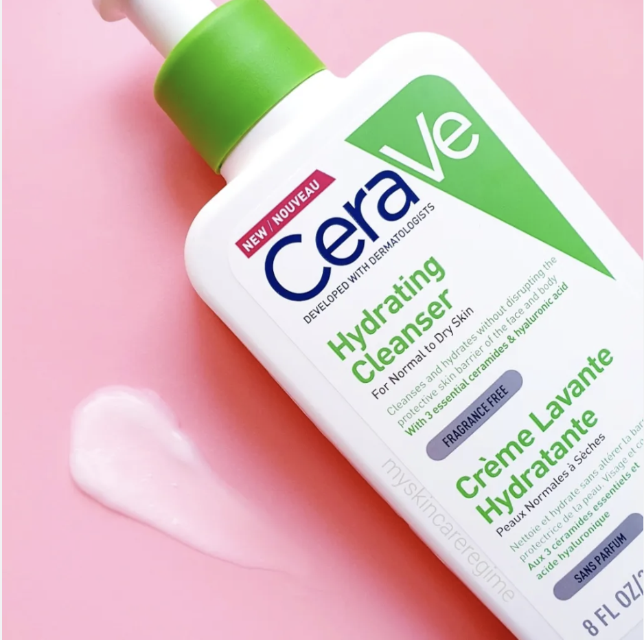CeraVe Hydrating Cleanser with Hyaluronic Acid for Normal to Dry Skin 236ml -UK
