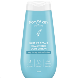 Dot & Key Barrier Repair Hyaluronic Body Lotion for Deep Nourishing & Long Lasting Moisturization | With Hyaluronic & 5 Essential Ceramides |Quick Absorbing & Non Greasy | For Dry & Flaky Ski