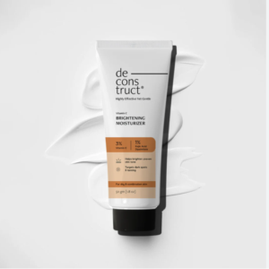 Deconstruct Vitamin C Brightening Face Moisturizer | 3% Vitamin C + 1% Kojic Acid + 5% Niacinamide | Reduces Dark Spots & Evens Skin Tone | Brightens, Hydrates & Strengthens Skin Barrier – 50