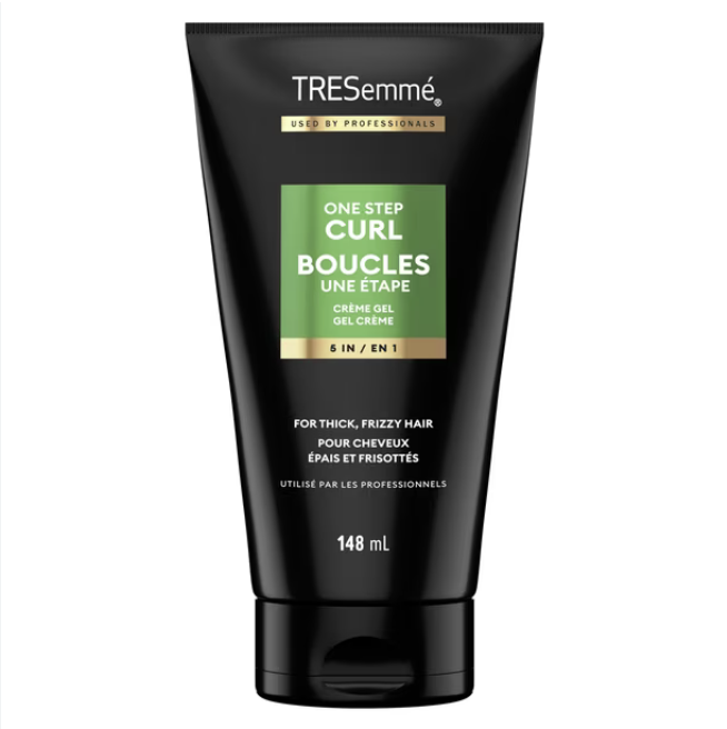 TRESemmé Crème Gel 5-in-1 One Step Curl for Thick, Frizzy Hair, 148 ml