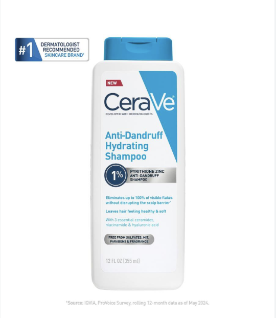 Cerave anti dandruff hydrating shampoo 355ml