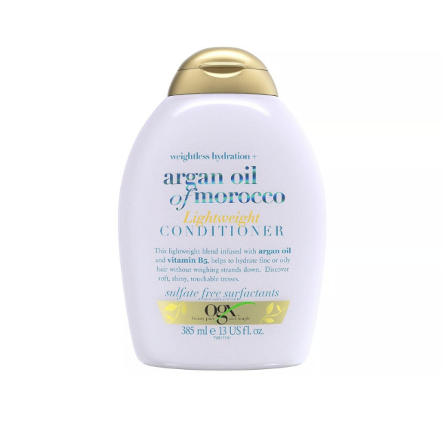 OGX Weightless Hydration + Argan Oil of Morocco Lightweight Conditioner 385ml