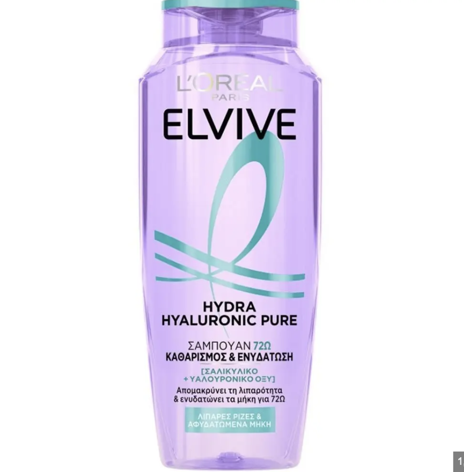 Loreal Paris hydra hyaluronic shampoo 400ml- greece