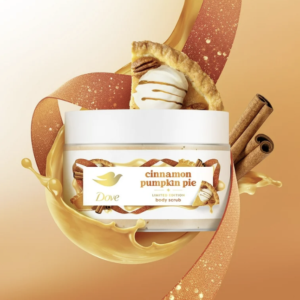 Dove Body Scrub Cinnamon Pumpkin Pie for Deep Nourishment Holiday Treats Limited Edition 298g
