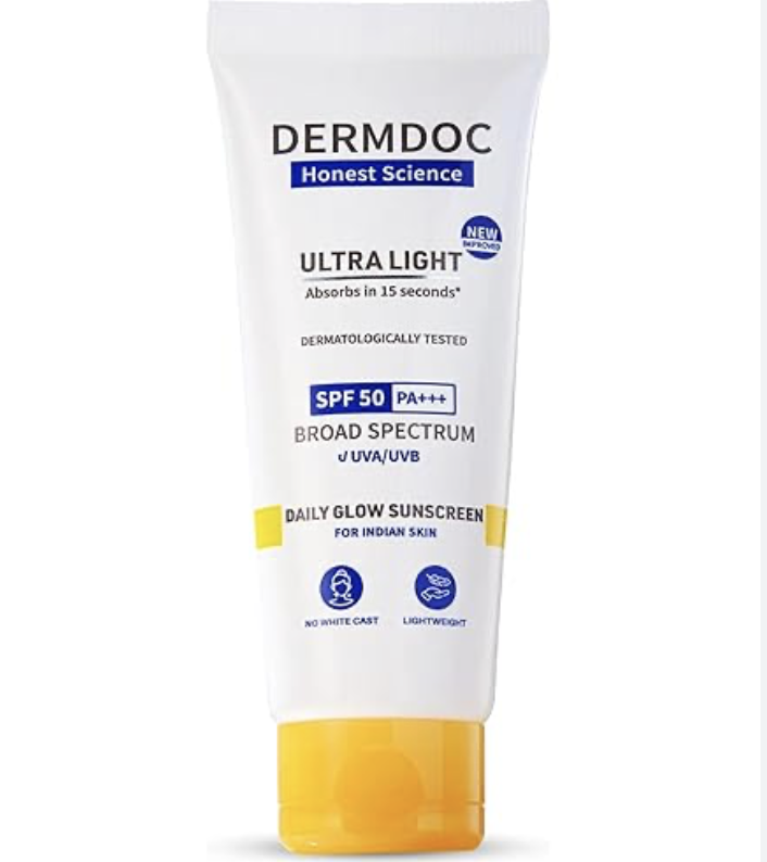 Dermdoc ultra light spa 50 broad spectrum 30g