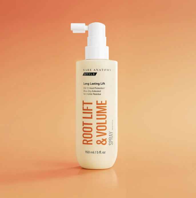Bare Anatomy Root Lift & Volume Spray | Heat-Activated Hair Volumizer for Thin & Flat Hair | 135ml