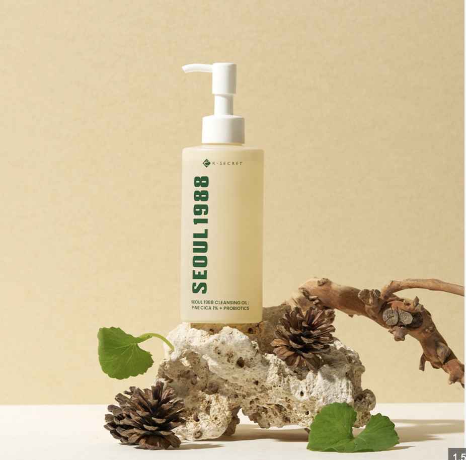 KSECRET Seoul 1988 Cleansing Oil: Pine Cica 1%+Probiotics 200ml