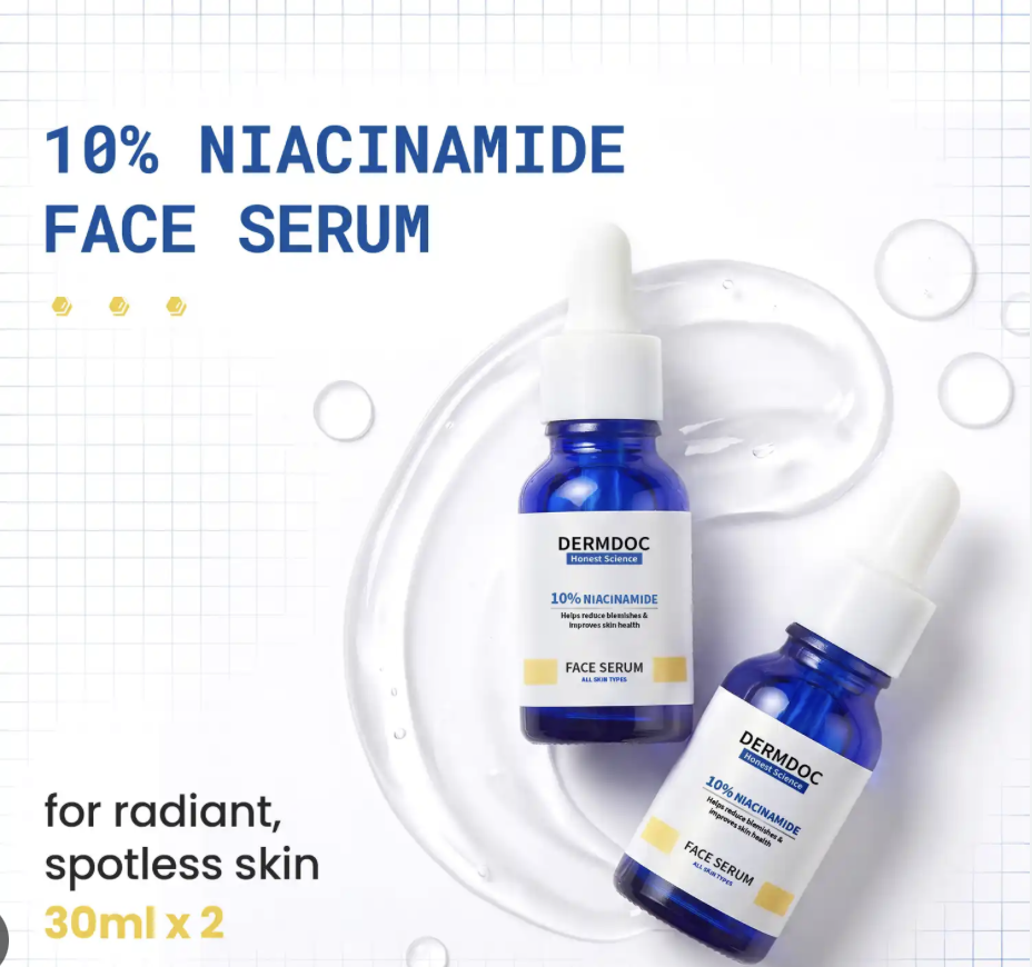 DERMDOC 10% Niacinamide Face Serum (30ml