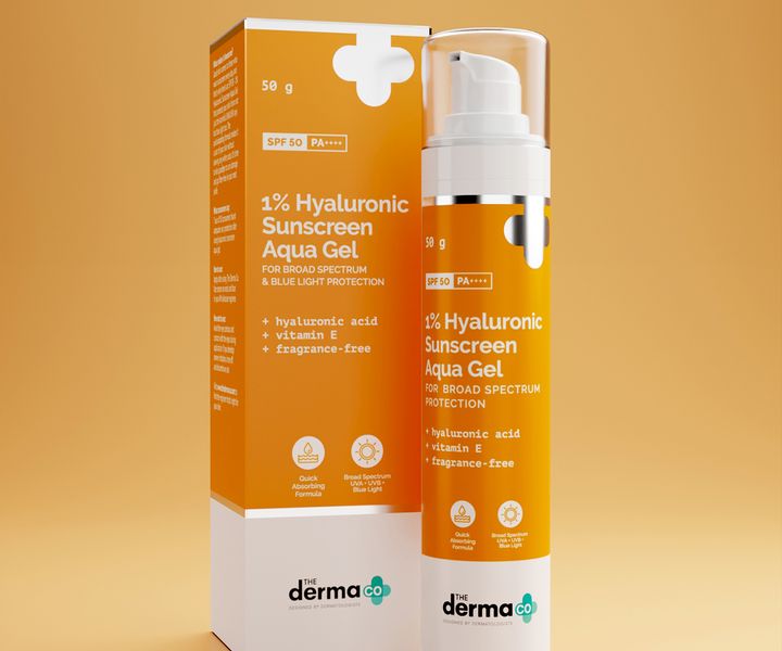 1% Hyaluronic sunscreen SPF 50 aqua gel 50g- India
