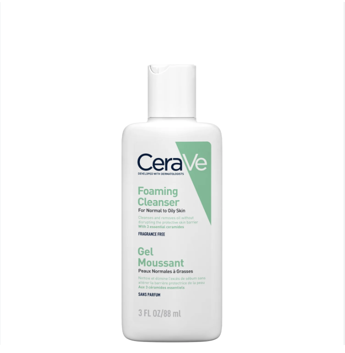 CeraVe Travel Size Foaming Cleanser for Oily Skin 88ml- uk