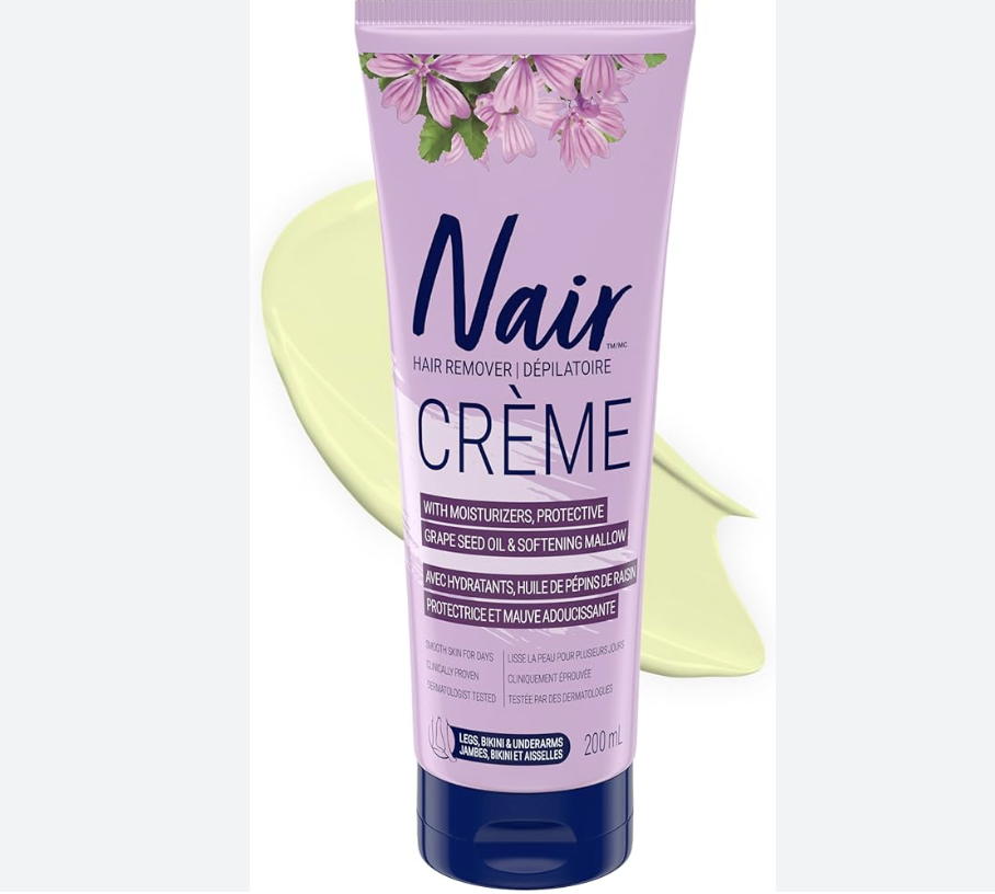 Nair Hair Removal Crème for Coarse Hair with Grape Seed Oil, 200-mL