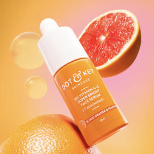 DOT & KEY 10% Vitamin C + E Serum with 5% Niacinamide,for Glowing Skin,Fades Dark Spots & Hyperpigmentation,Infused with Blood Orange & Pumpkin,Targets Dull & Uneven Skin,For All Skin Types,3