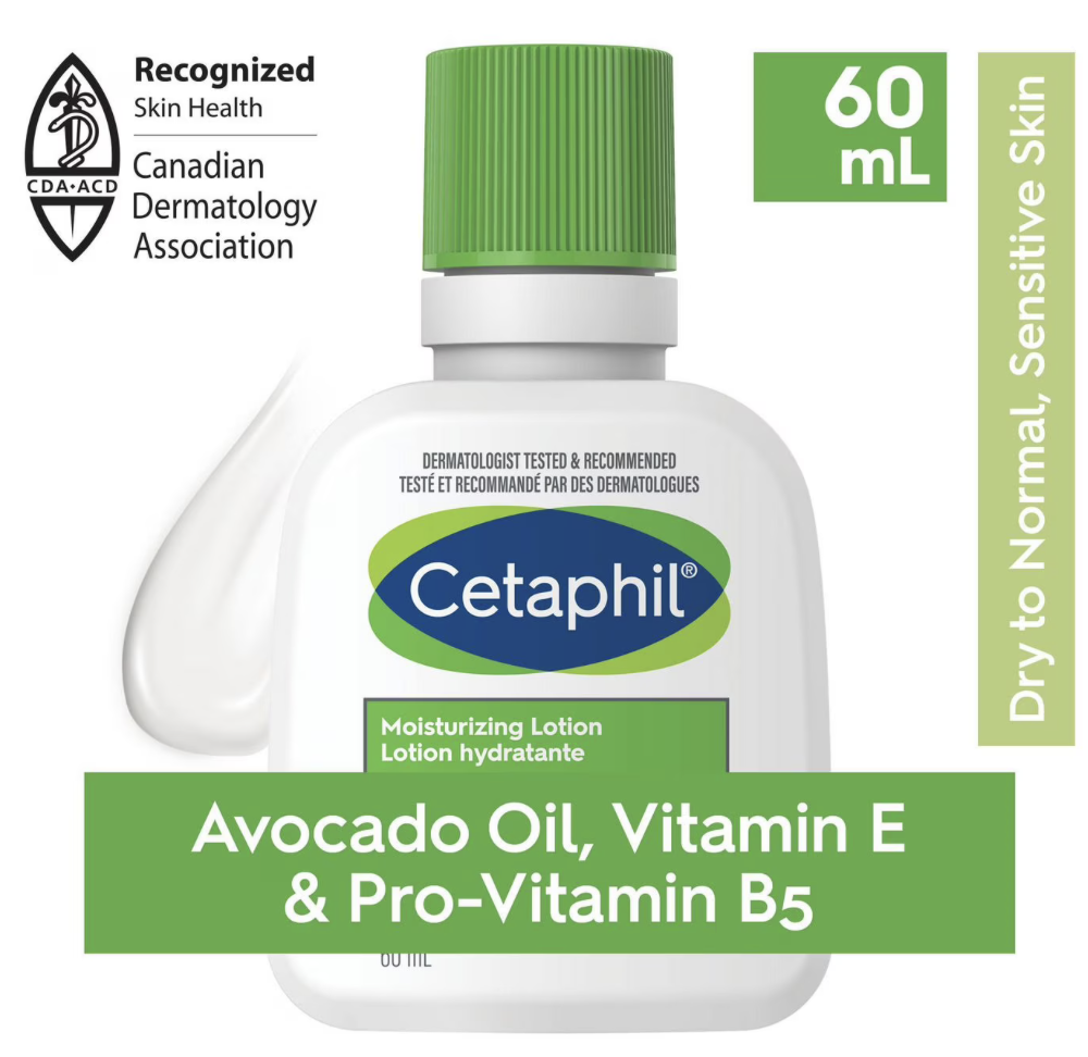 Cetaphil Moisturizing Lotion | Hydrating Body Lotion and Moisturizer for All Skin Types 60ml - canada