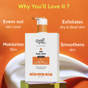 Chemist at play AHA Body Lotion with 5% Natural AHA, Niacinamide, Shea Butter