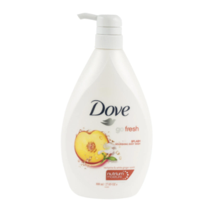 Dove Go Fresh Splash Nourishing Body Wash, Nectarine & White Ginger 800ml - Singapore