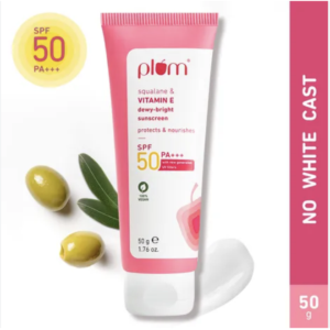 Plum Squalane & Vitamin E Dewy-Bright Sunscreen SPF 50 PA+++
