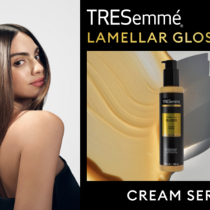 TRESemmé Hydrating & Detangling Cream Serum Lamellar Gloss Ultra Shine Up to 72H