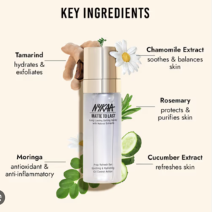 Nykaa Matte to Last Long Lasting Setting Spray with Natural Extracts (65ml)