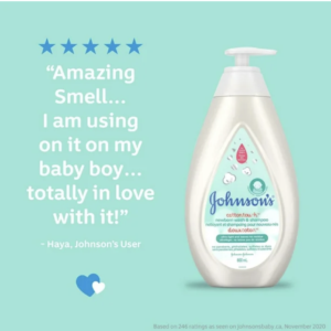 Johnson's Baby, Cottontouch, Newborn Wash & Shampoo 400ml