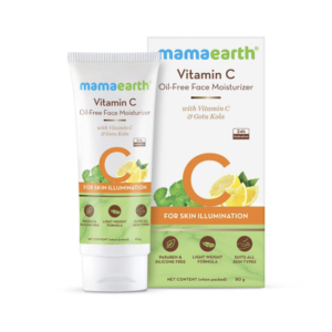 Mamaearth Vitamin C Oil-Free Moisturizer For Face with Vitamin C & Gotu Kola for Skin Illumination – 80 ml