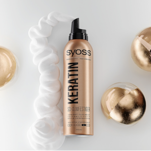Syoss Extra Strong Hold Styling Keratin Hair Mousse "Style Perfection"