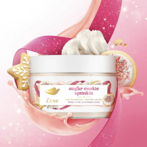 Dove Sugar Cookie Body Scrub for Deep Nourishment Holiday Treats Limited Edition 298g