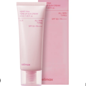 CELIMAX HEART PINK TONE UP MOISTURIZING SUN CREAM SPF 50+ PA++++