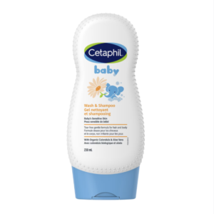 Cetaphil Baby Wash And Shampoo with Organic Calendula | Tear Free | Paraben, Colourant and Mineral Oil Free | 230ml
