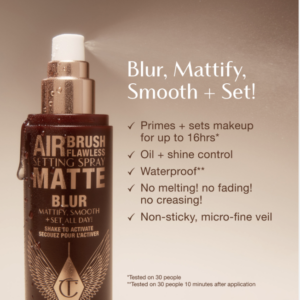 Charlotte Tilbury Airbrush Flawless Matte Blurring & Waterproof Setting Spray 100ml