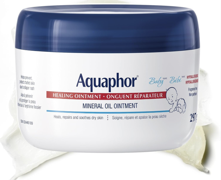Aquaphor Baby Healing Ointment for Baby's Sensitive Skin, Multipurpose Ointment Helps Prevent Diaper Rash, Fragrance Free, Non Greasy and Non Comedogenic Body Moisturizer, 297g