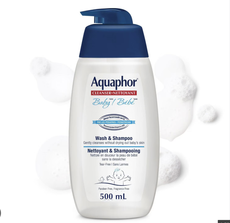 Aquaphor Baby Wash & Shampoo, Tear Free, Fragrance Free