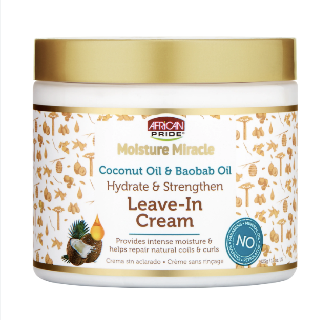 African Pride Moisture Miracle Leave-In Conditioner Cream 425G
