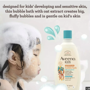 Aveeno KIDS Sensitive Skin Bubble Bath 568ml