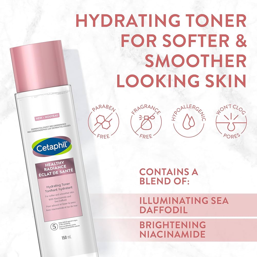 Cetaphil Healthy Radiance Hydrating Toner 150ml - CANADA