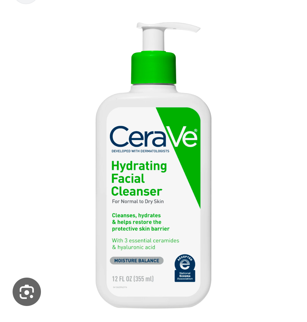 CeraVe Hydrating Facial Cleanser, Gentle Face Wash for Normal to Dry Skin